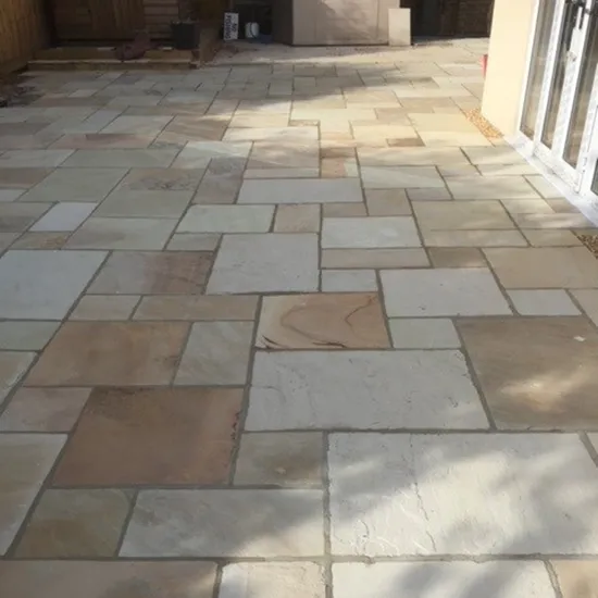Sandstone patio - Hooper Construction
